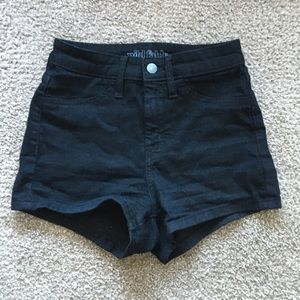 Black Short Shorts